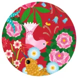 Djeco Umelecké puzzle Vták 500 dielov - Bird