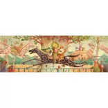 Djeco Obrie puzzle Úžasná cesta, 100 dielov – Wonderful ride