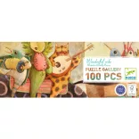 Djeco Obrie puzzle Úžasná cesta, 100 dielov – Wonderful ride