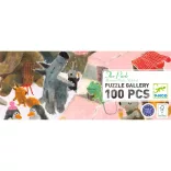 Djeco Umelecké puzzle Zábava v parku 100 dielov - The park