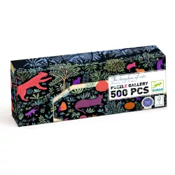   Djeco Umelecké puzzle Kráľovstvo mačiek 500 dielov - The kingdom of cats