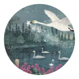 Djeco Umelecké puzzle Óda na Mesiac 1000 dielov - Hymn to the Moon