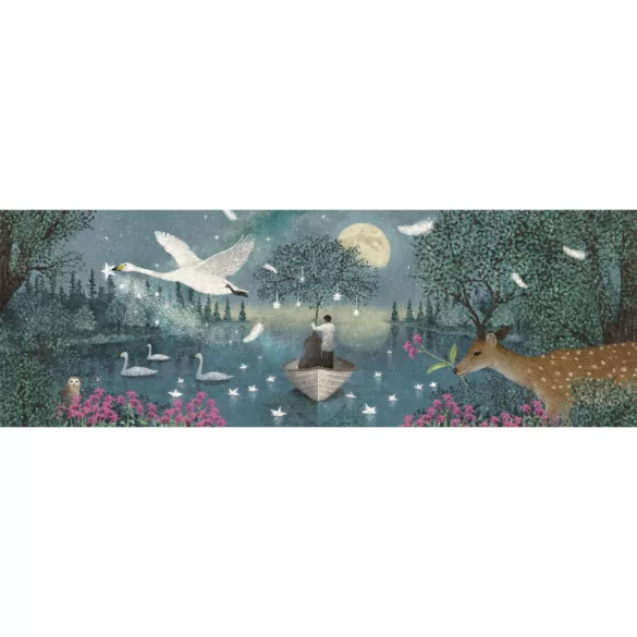 Djeco Umelecké puzzle Óda na Mesiac 1000 dielov - Hymn to the Moon
