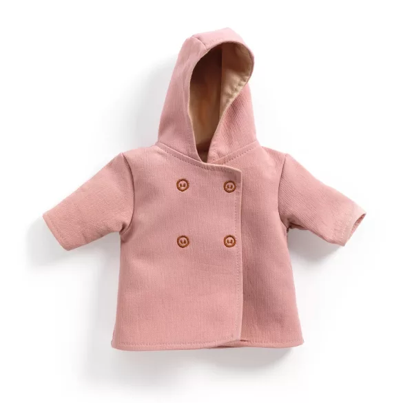 Djeco Pomea Oblečenie pre bábiku Kabát s kapucňou - Hooded coat