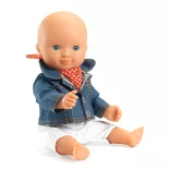 Djeco Pomea Hračka bábika doplnok oblečenie Modrá bunda - Outfit Blue jacket