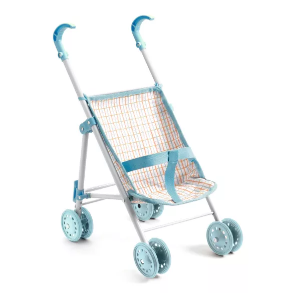 Djeco Pomea Detský kočík modrý 44 cm - Stroller