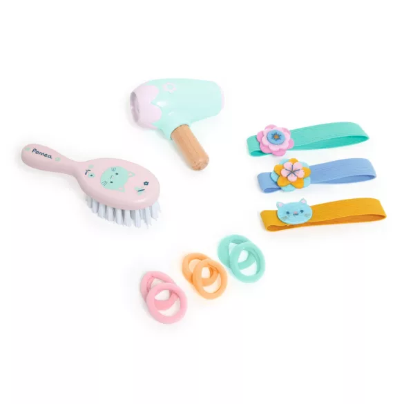 Djeco Pomea Príslušenstvo pre bábiky – starostlivosť o krásu Sada na česanie bábiky – Hairdressing set