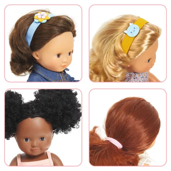 Djeco Pomea Príslušenstvo pre bábiky – starostlivosť o krásu Sada na česanie bábiky – Hairdressing set