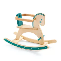  Djeco Pomea Príslušenstvo k bábikám, bábikový nábytok Detská hojdačka – Rocking horse