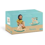Djeco Pomea Príslušenstvo k bábikám, bábikový nábytok Detská hojdačka – Rocking horse