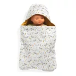 Djeco Pomea Spací vak pre bábiku s motívom zajačikov – Sleep sack Rabbits