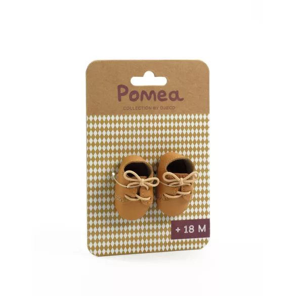Djeco Pomea Hračka bábika topánky Hnedé topánky - Brown shoes