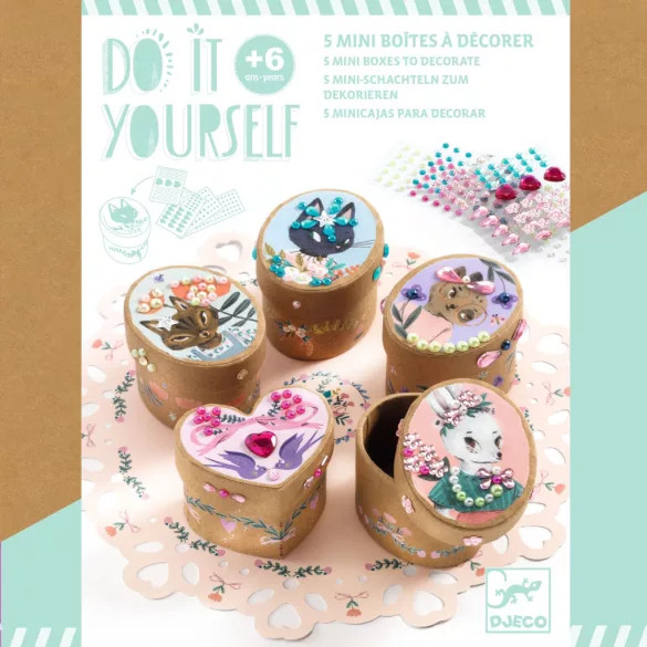 Djeco Design by Urob si sám! Roztomilé krabičky – Adorable