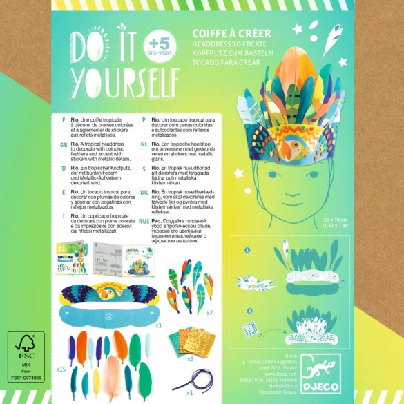 Djeco Design by Urob si sám! Karneval – Rio