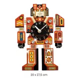 Djeco Design by Urob si sám! Nástenné hodiny do chlapčenskej izby IdőRobi – Robotime