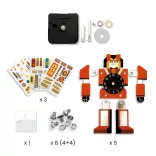 Djeco Design by Urob si sám! Nástenné hodiny do chlapčenskej izby IdőRobi – Robotime