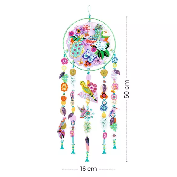 Djeco Design by Urob si sám! Lampa Rajské vtáky - Paradise bird