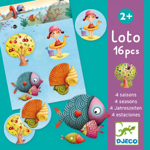 Djeco Obrázkové loto Štyri ročné obdobia - Loto