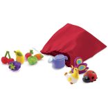 Djeco loto s plochami na rozvíjanie hmatu - Tactilo loto, farm