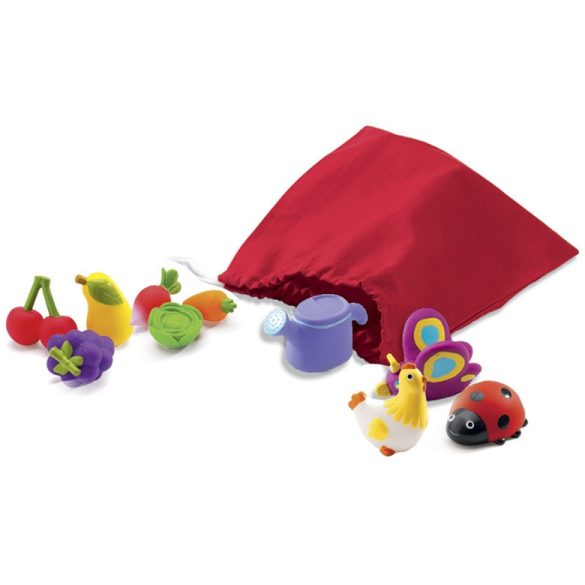 Djeco loto s plochami na rozvíjanie hmatu - Tactilo loto, farm