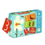Djeco Párovacie puzzle Čísla - Numbers