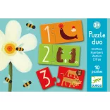 Djeco Párovacie puzzle Čísla - Numbers