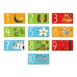 Djeco Párovacie puzzle Čísla - Numbers