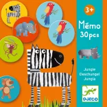 Djeco Pamäťová hra Zvieratá z džungle - Jungle