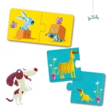 Djeco Párovacie puzzle Protiklady - Opposites