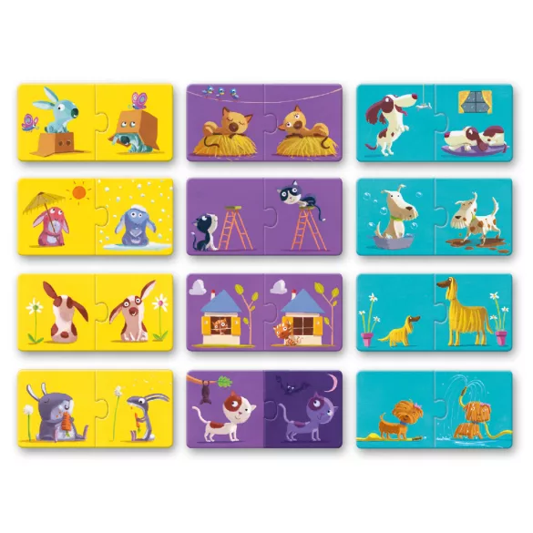 Djeco Párovacie puzzle Protiklady - Opposites