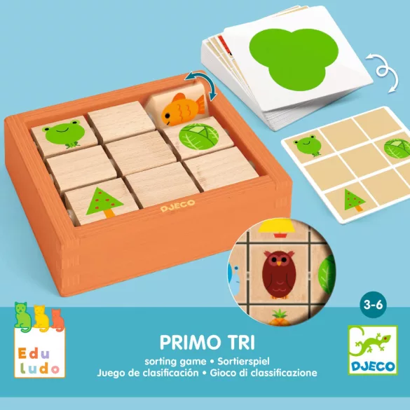Djeco Vzdelávacia hra Prvé tri – Eduludo Primo Tri