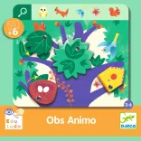 Djeco Vzdelávacia hra pozorovanie Hľadaj a toč Zvieratá - Eduludo Obs Animo