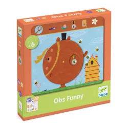   Djeco Vzdelávacia hra na pozorovanie Hľadaj a toč Zábavná - Eduludo Obs Funny
