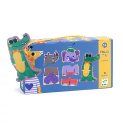  Djeco Trojica puzzle Zvuky džungle 24 dielov - Jungle melody