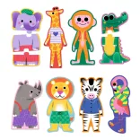 Djeco Trojica puzzle Zvuky džungle 24 dielov - Jungle melody