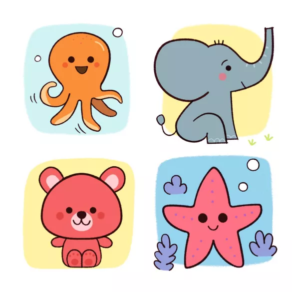 Djeco Kreslenie krok za krokom Zvieracie mláďatá – Eduludo Step by step Babies and Co