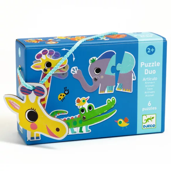 Djeco Párovacie puzzle So slonmi - Articulo Animals