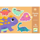 Djeco Párovacie puzzle Dinosaury - Duo Dinos