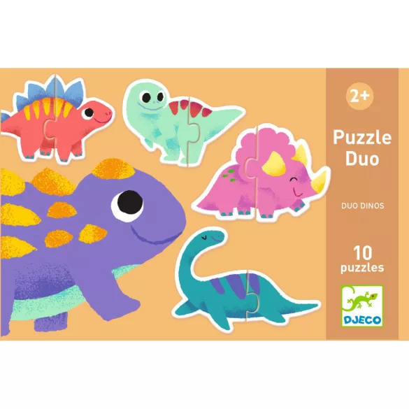 Djeco Párovacie puzzle Dinosaury - Duo Dinos
