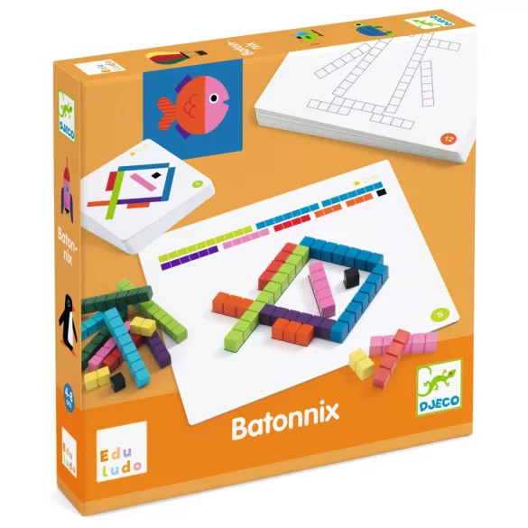 Djeco Vzdelávacia hra Sieť meracích tyčí - Eduludo Batonnix