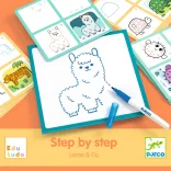 Djeco Eduludo Kreslenie krok za krokom Vzory – Eduludo Step by Step Lama & Co