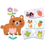 Djeco Párovacie puzzle Farby 24 ks - Colours