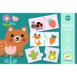 Djeco Párovacie puzzle Farby 24 ks - Colours