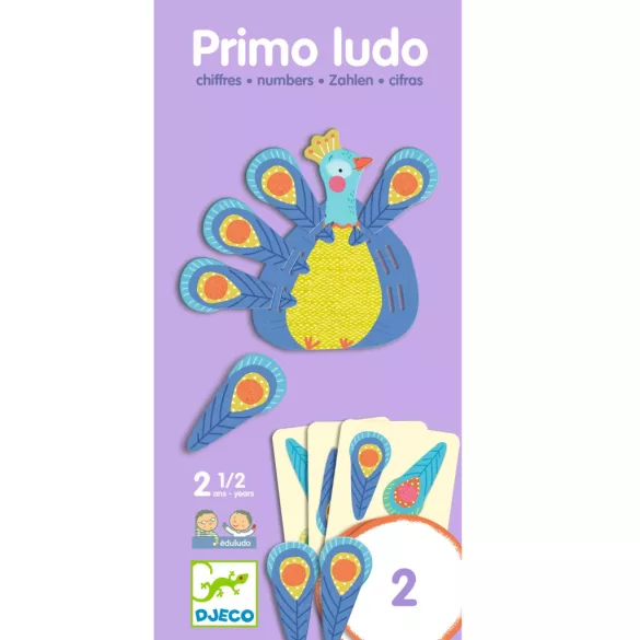 Djeco Eduludo Primo Ludo – Do štyroch – 1, 2, 3, 4