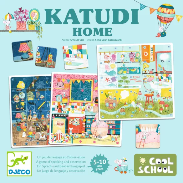 Djeco Spoločenská hra Pod strechou - Katudi Home