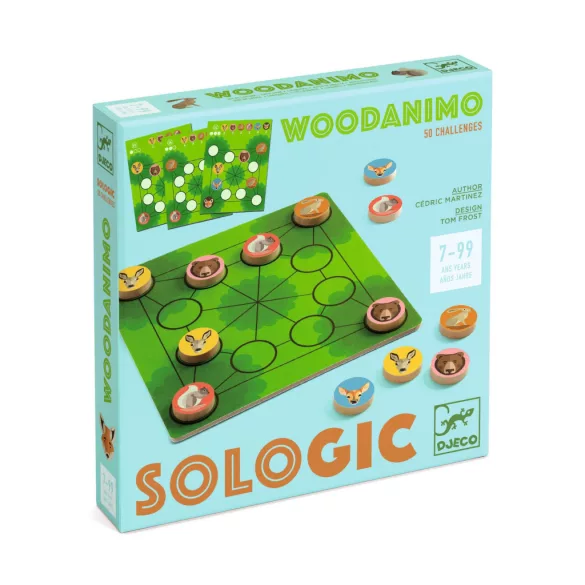 Djeco Logická hra Presádzanie - Woodanimo