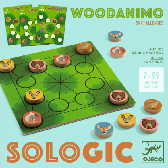 Djeco Logická hra Presádzanie - Woodanimo