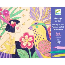   Djeco Design by Umelecká dielňa Dievčatká na vyfarbenie – Sweet girls