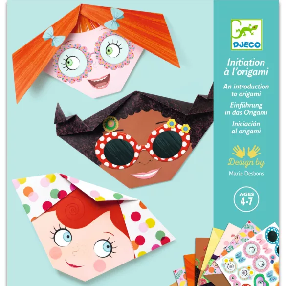 Djeco Origami Milé tváre - Pretty faces