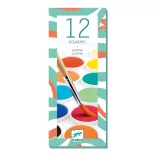 Djeco Gouache farby - 12 klasických farieb
